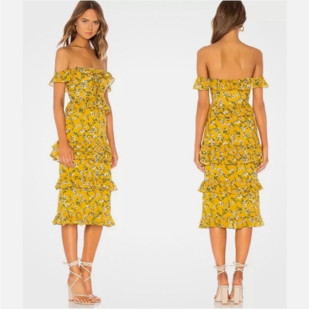 Tularosa LILY OFF-THE-SHOULDER MINI DRESS